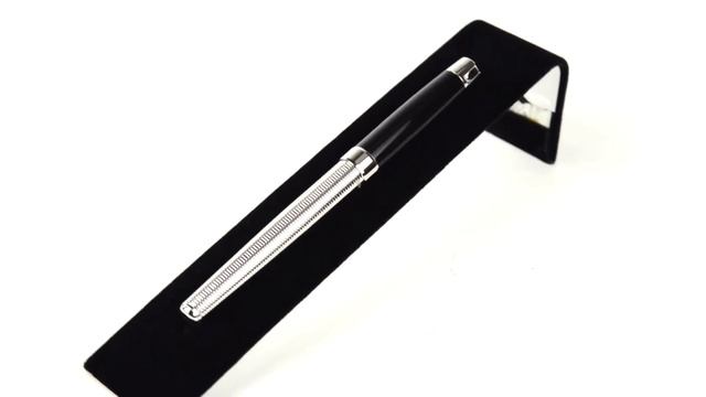 Tateossian Enamel Classic Rollerball Pen - Rhodium-Plated Sterling Silver