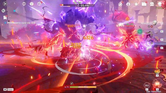 Genshin impact Кленовый зал ➤ Данж за 16 секунд Геншин импакт
