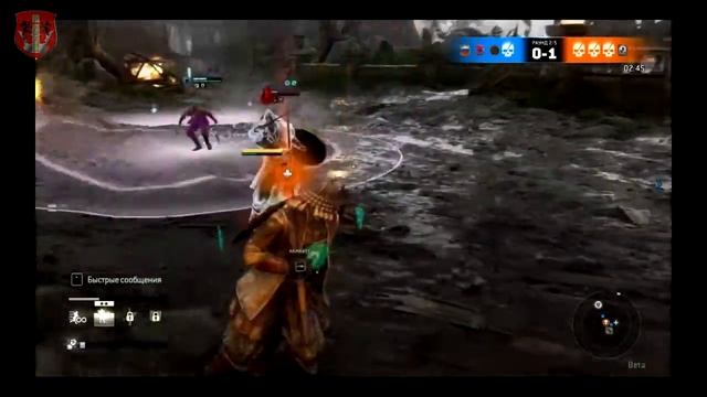 For Honor "Ниндзя унесет" пятерых смотреть онлайн