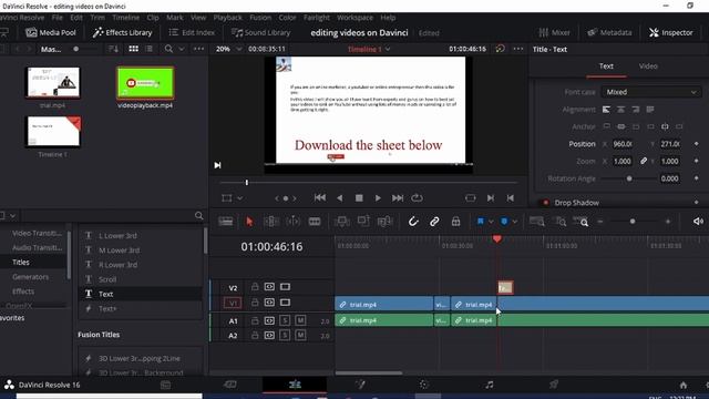 DaVinci Resolve-SIMPLIFIED Tutorial Beginners Guide!