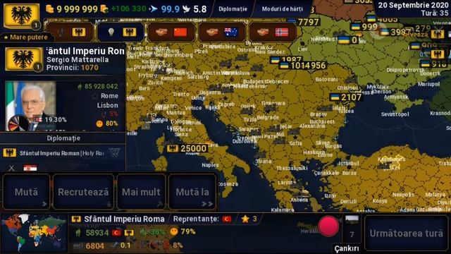 Age of Civilization II, Form Roman Empire, as Byzantine Empire, as Italy