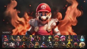 Персонажи Супер Марио в Мортал Комбат. Super Mario in Mortal Kombat. Ai Video