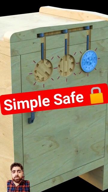 Simple Safe Using Combination Of Locks & Secret Magnetic Lock Mechanism #amazing #simple #lock #ide