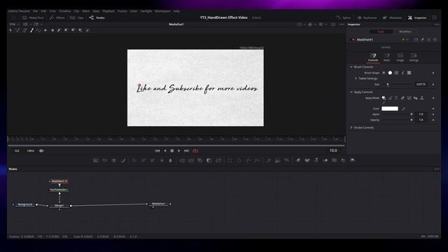 HANDWRITTEN ANIMATION effect for Davinci Resolve 19 | Tutorial смотреть онлайн