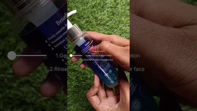 Hydra Glow face Wash awesome product natural ingredients completely pure organic products friend 🙏