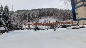 Приготовила завтрак и пошли гулять по Белокурихи  Курортные места