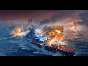 World of warships\\Мир кораблей \\ Кремль кракен, твердолобый, прошлись по флангу.