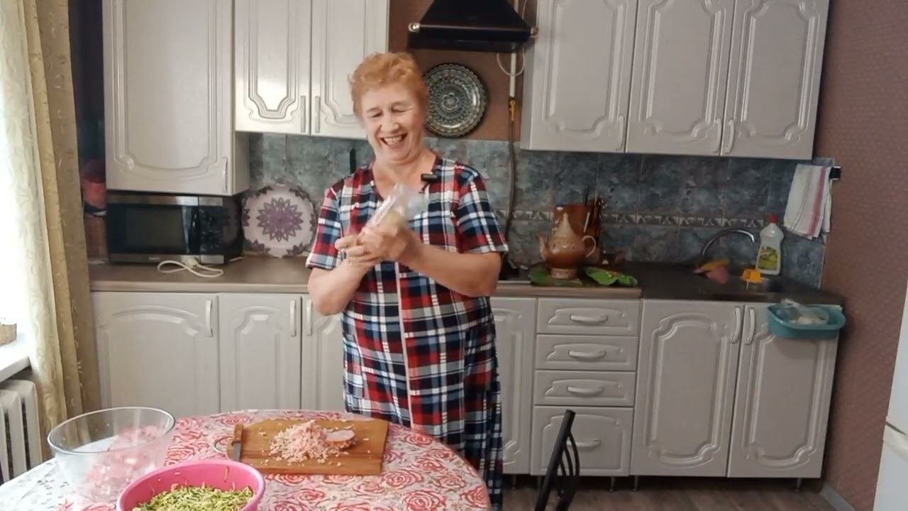 Готовлю кабачки со своей фантазией.