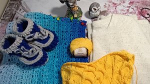 🦉🧶Готовые работы марта,вязальные планы на апрель.🌹