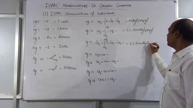 13 IUPAC Nomenclature Of Substituants Examples | IIT JEE Main Advanced by NS Sir