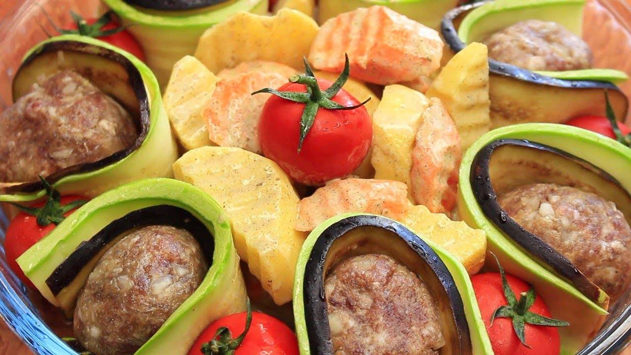 УЖИН ИЗ БАКЛАЖАНОВ И ОВОЩЕЙ НА СКОРУЮ РУКУ! смотреть онлайн