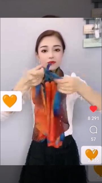 Как завязать шарфик 6