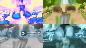 Gummy Bear Song HD (Four Wibbly Wobbly Version At Once)