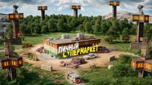 10 ВЫШЕК НА СУПЕРМАРКЕТ! ЛИЧНЫЙ БЕСКОНЕЧНЫЙ ИСТОЧНИК СКРАПА в Раст/Rust AMAZOZLA