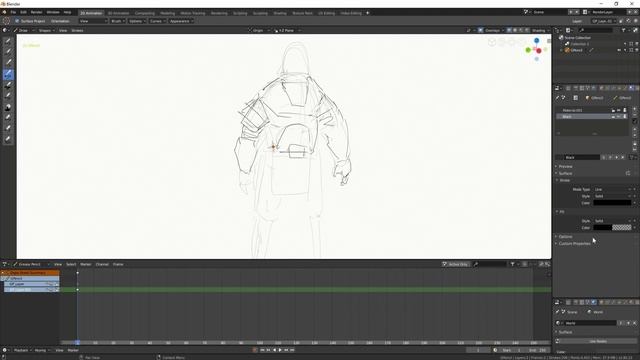 02 | Основы | | Blender - Grease Pencil смотреть онлайн