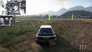 Forza Horizon 5 - 599HP Audi Sport quattro  | Steering Wheel Gameplay [4K]