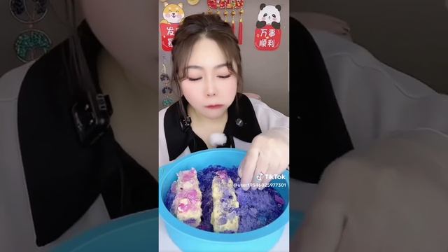 АСМР поедание ледяных батончиков с крошкой из льда!