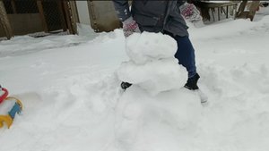 Делаем снеговика