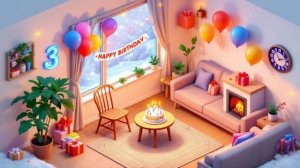 песня поздравление с Днём рождения 3 января