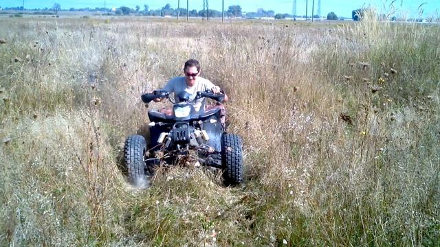 сел на жопу