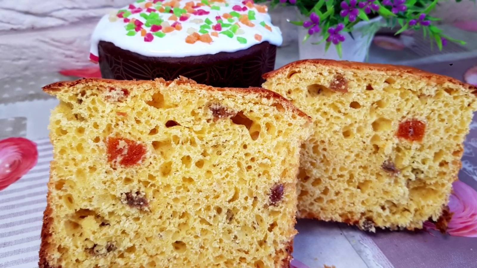 Пасхальный Кулич БЕЗ ЗАМЕСА. Простой и Всегда УДАЧНЫЙ РЕЦЕПТ!
