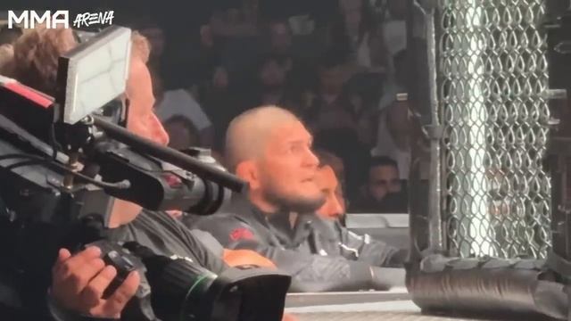 Khabib Gets EMOTIONAL Cornering His Cousin Umar Nurmagomedov In the Sandhagen Fight смотреть онлайн
