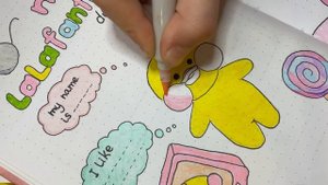 Уточка Лалафанфан в моем Личном Дневнике | Как нарисовать | lalafanfan duck