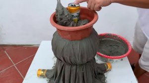 Ваза из цемента