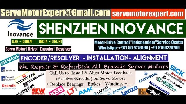 How to install Shenzhen Inovance Encoder Align Resolver Angle Adjust Motor Drive data Parameters