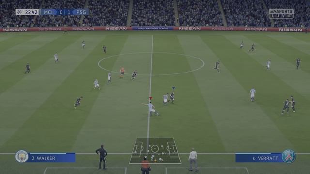 Game Play: FIFA МанСити ПСЖ пропускаем быстрый гол