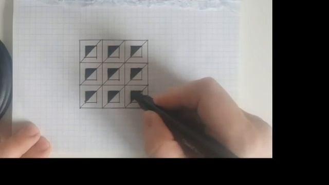 Рисуем иллюзия (52), легко и просто смотреть онлайн