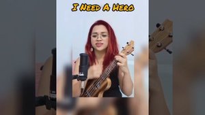 I need a hero | ukulele cover