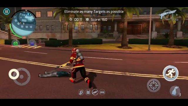 Gangstar Vegas gameplay: A Firefighter vs Zombies смотреть онлайн