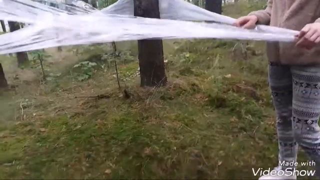 Домик из плёнки на дереве!!! Спасибо, Elli_DI!🌳🏠 смотреть онлайн