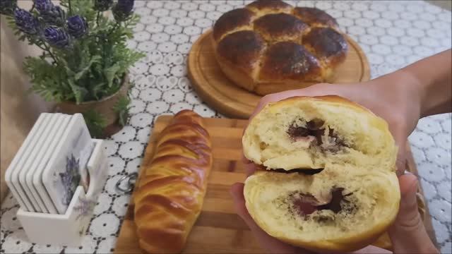 Булочки с ЧЕРЕШНЕЙ |Самые ВКУСНЫЕ булочки с ЯГОДАМИ|Тесто ДОЛГО НЕ ЧЕРСТВЕЕТ|Булочки домашние