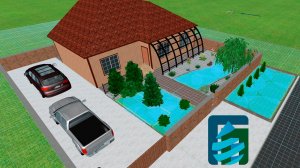 3D Визуализация автополива Анапский район