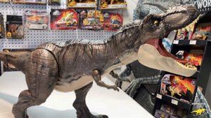 RUSHERSTOYS JURASSIC WORLD DOMINION SUPER COLOSSAL TYRANNOSAURUS REX T-REX UNBOXING AND REVIEW 4K