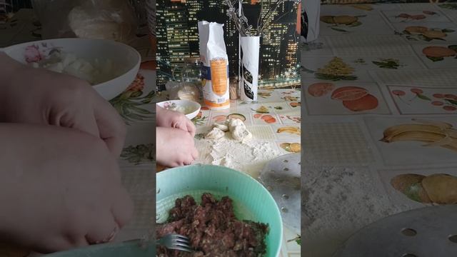 Готовим манты. Манты - это быстро! Обед или ужин. #обед #ужин #манты #мантырецепт #мантысмясом