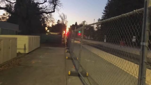The current reality of Atherton Caltrain station as of Dec 22, 2020