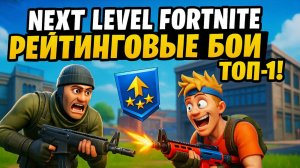 Next Level Fortnite: Рейтинговые бои с фейлами и угаром — затащили топ-1?