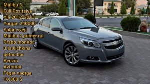 Malibu 1 narxlari 2024. Малибу 1 нархлари 2024. Малибу тюнинг нархлари 2024.