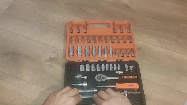 Набор инструментов ISMA с головками, торексами и шестигранниками смотреть онлайн