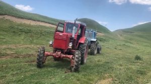 Трактор Т-40 Против Трактор мтз 82 без Передок