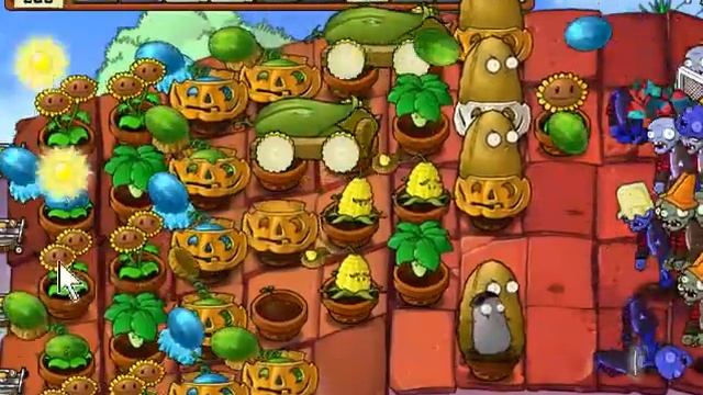 прохождение крыша хард в растения против зомби смотреть онлайн