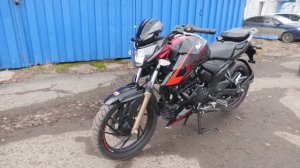 Индийский мотоцикл TVS APACHE 200 4V. Быстрый обзор (подробный - в соседнем видео).