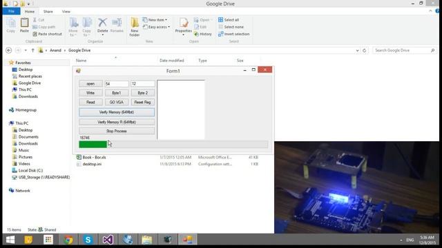ALTERA Cyclone IV SDRAM + VGA смотреть онлайн