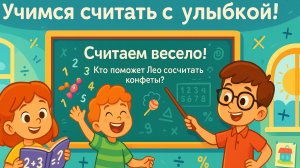 Сложение — Весёлая математика с Кирой, Лео и Максом!