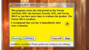 Norton Trial Reset 2011/2012 NIS/N360