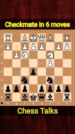 English: four knights system | Short Checkmate Trap | #chess #trending #chessgame #shortvideos