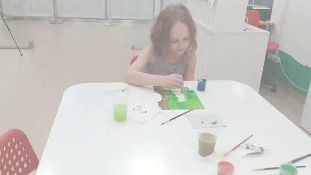 Попугай, акрил смотреть онлайн